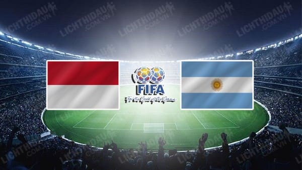 Video highlights Indonesia vs Argentina, Giao hữu Quốc tế