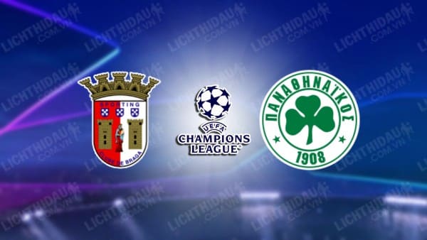 Video highlights Sporting Braga vs Panathinaikos, lượt đi vòng play-off Champions League