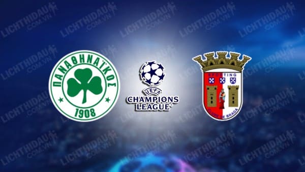 Video highlights Panathinaikos vs Sporting Braga, lượt về vòng play-off Champions League