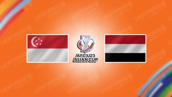 Video highlights U23 Singapore vs U23 Yemen, bảng C vòng loại U23 châu Á