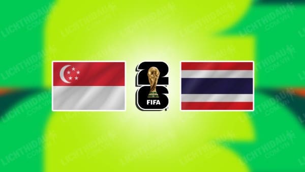 Video highlights Singapore vs Thái Lan, bảng C vòng loại World Cup 2026 KV châu Á