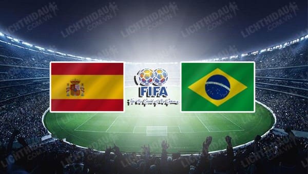 Video kết quả Tây Ban Nha vs Brazil, Giao hữu Quốc tế