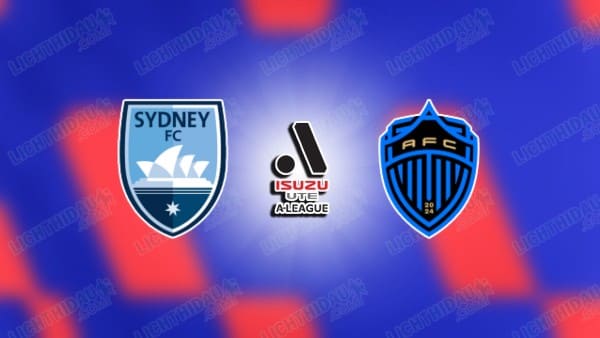 Link xem Sydney FC vs Auckland, 12h00 ngày 26/4, vòng 26 VĐQG Australia