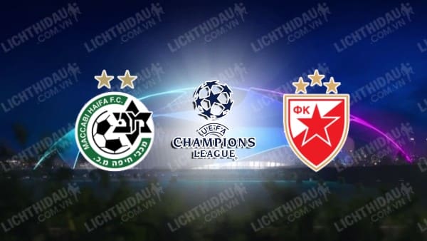 Video highlights Maccabi Haifa vs Crvena Zvezda, lượt đi vòng play-off Champions League