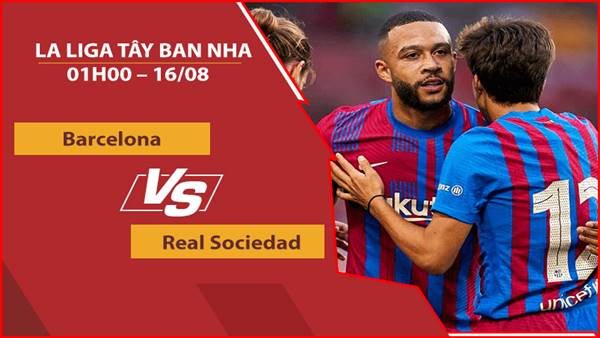 Video kết quả Barcelona 4-2 Real Sociedad, vòng 1 VĐQG Tây Ban Nha - La Liga