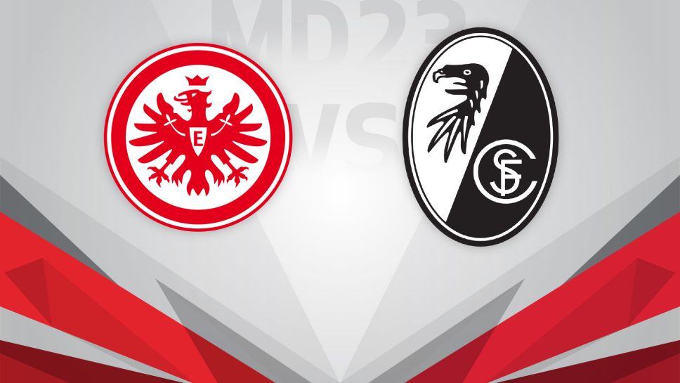 Video kết quả Eintracht Frankfurt vs Freiburg, vòng 31 VĐQG Đức