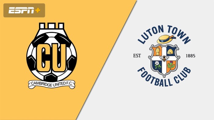 Video kết quả Cambridge United vs Luton Town, vòng 4 FA Cup