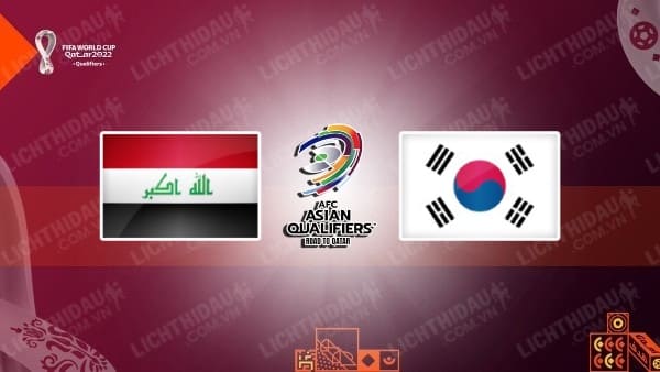 Video kết quả Iraq vs Hàn Quốc, bảng A vòng loại WC 2022 - KV châu Á