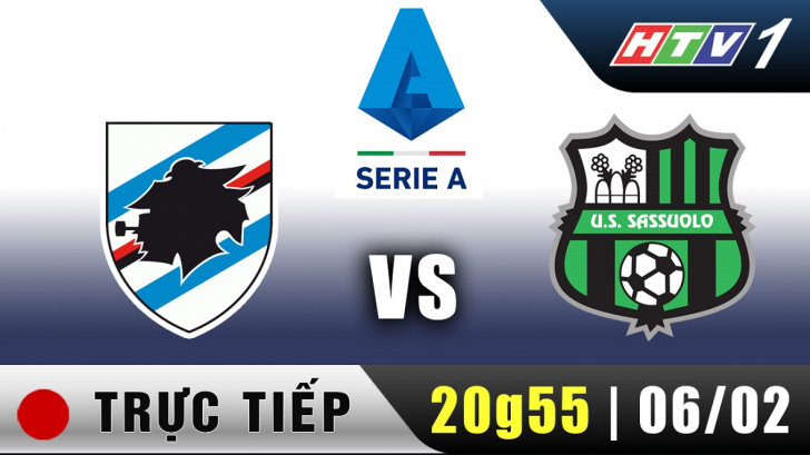 Video kết quả Sampdoria vs Sassuolo, vòng 24 VĐQG Italia