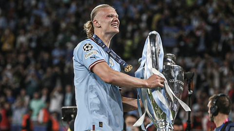 Haaland giành Vua phá lưới Champions League với tỷ lệ ghi bàn khó tin