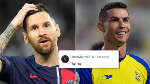 Inter Miami đau đầu vì Messi và Ronaldo