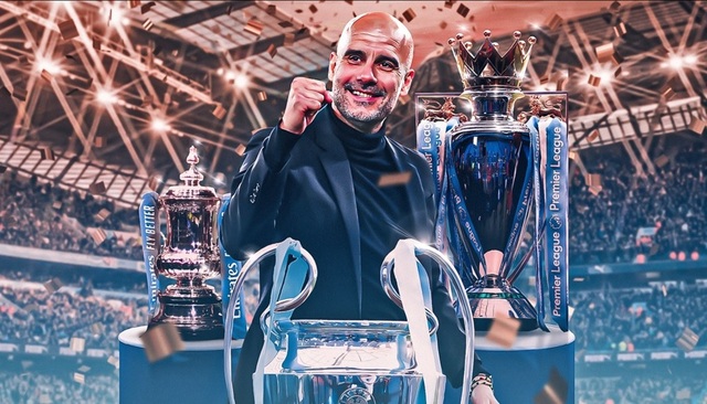 Pep Guardiola: 'Lặp lại kỳ tích ăn ba là không thể'