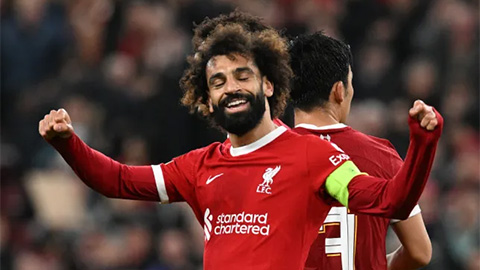 Mohamed Salah phá kỷ lục của huyền thoại Arsenal tại Cúp châu Âu