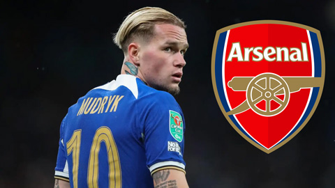 Arsenal muốn 'giải cứu' Mudryk khỏi Chelsea