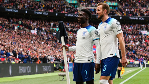 Vắng Harry Kane và Bukayo Saka, ĐT Anh nguy ngay