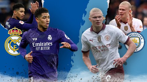 Đội hình dự kiến Real Madrid vs Man City: Chờ màn so tài Bellingham và De Bruyne