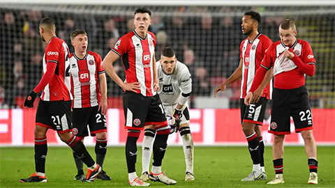 Sheffield United thanh lý 5 cầu thủ ngay trước vòng cuối