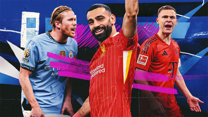 10 cầu thủ tự do xuất sắc nhất năm 2025: Salah, De Bruyne và Neymar góp mặt