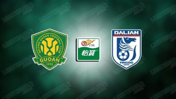 NHẬN ĐỊNH BEIJING GUOAN VS DALIAN YINGBO, 18H35 NGÀY 26/9