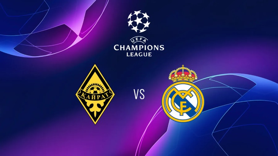 Video kết quả Kairat Almaty vs Real Madrid, vòng Phân hạng Cúp C1 châu Âu