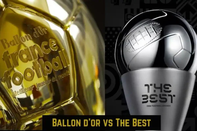 Quả Bóng Vàng và FIFA The Best, giải thưởng nào uy tín hơn?