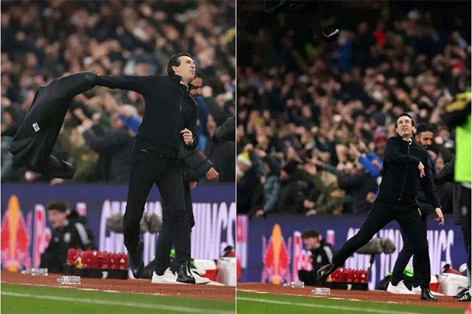 HLV Unai Emery giải thích lý do ném áo ở trận Aston Villa vs MU