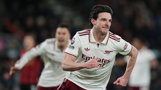 Declan Rice là cầu thủ số 1 Premier League