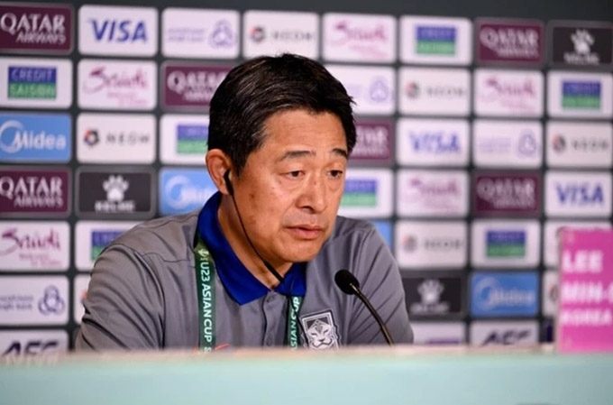 HLV Hàn Quốc thừa nhận 1 điểm yếu trước trận gặp U23 Việt Nam