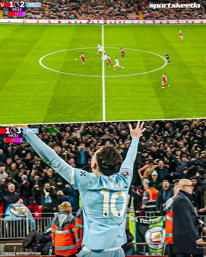 Vì sao 'siêu phẩm' của Cherki vào lưới Liverpool không được công nhận?