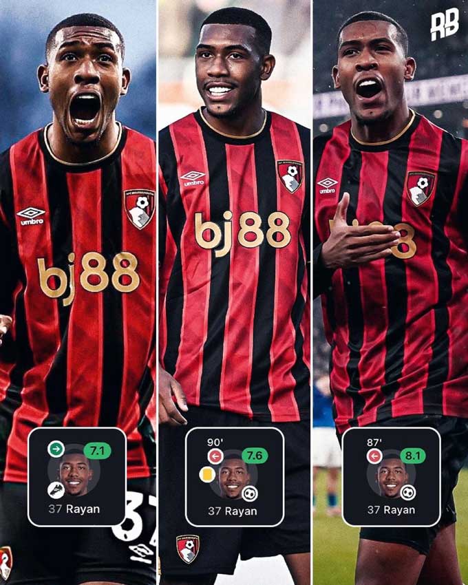 Rayan bùng nổ ngay khi vừa đặt chân đến Bournemouth