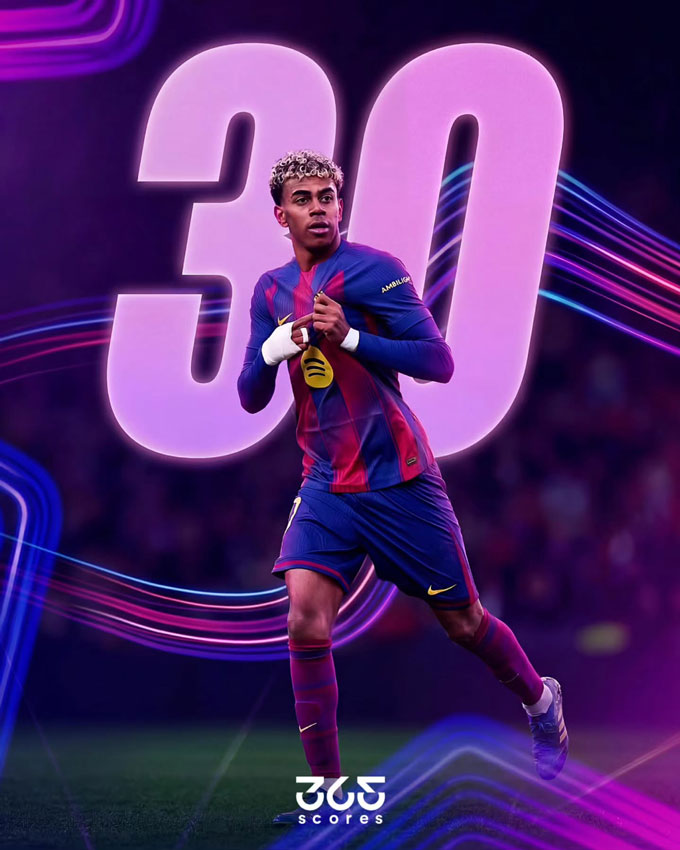 Lamine Yamal lập kỷ lục mới tại Champions League, thoát án treo giò một cách đáng nghi