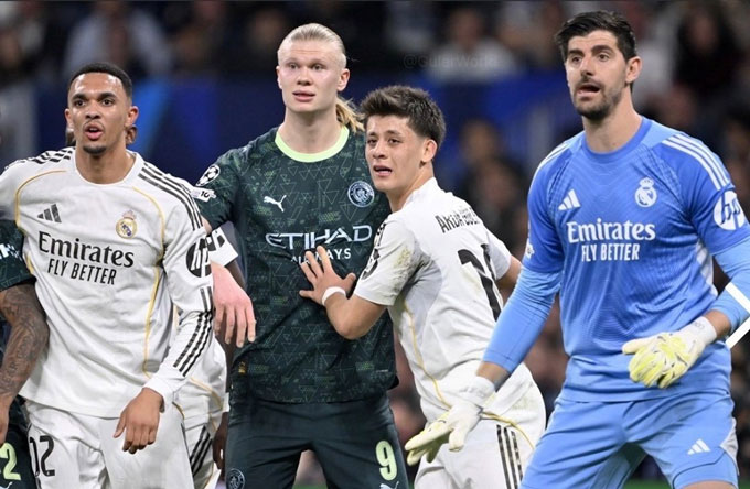 Erling Haaland đóng phim 'mất tích' trong thảm bại của Man City trước Real