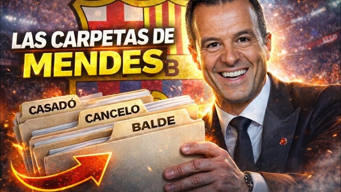 Barca nín thở chờ... Jorge Mendes