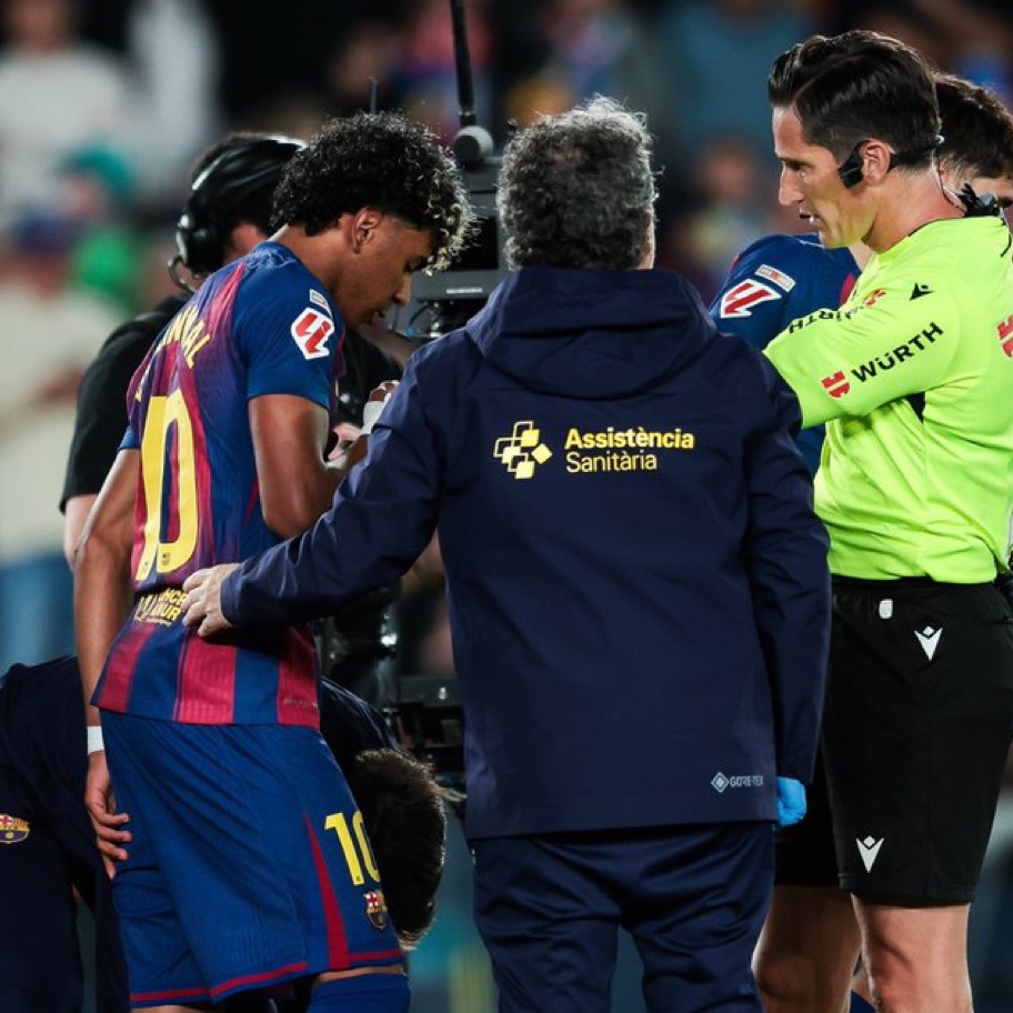 Lamine Yamal đổ gục xuống sân, vắng mặt ở World Cup 2026?