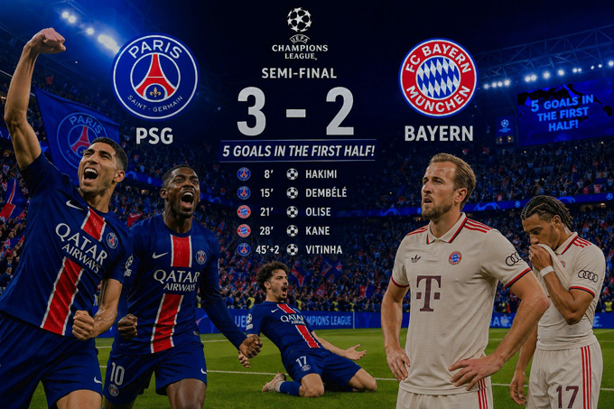 Trận PSG vs Bayern thiết lập vô số kỷ lục đáng nhớ