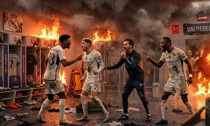 Real Madrid: Phòng thay đồ đang bốc cháy ngùn ngụt
