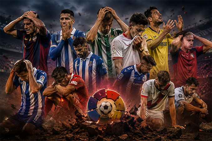 La Liga rực lửa vì cuộc chiến trụ hạng