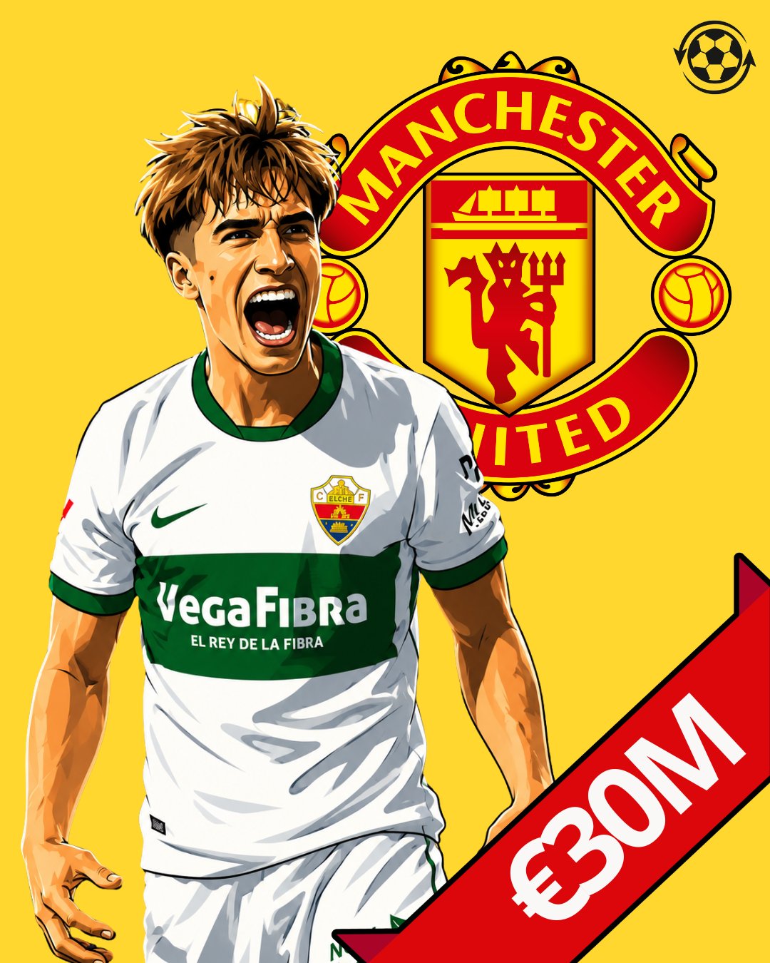 MU liên hệ chiêu mộ trung vệ David Affengruber của Elche