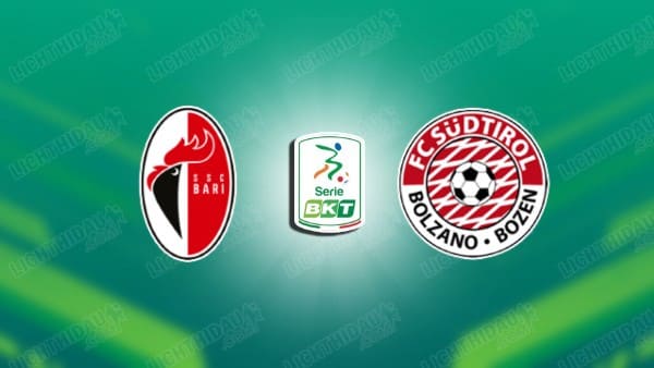NHẬN ĐỊNH BARI VS SUDTIROL, 01H00 NGÀY 16/5