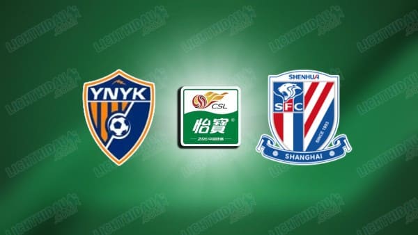 NHẬN ĐỊNH YUNNAN VS SHANGHAI SHENHUA, 19H00 NGÀY 16/5