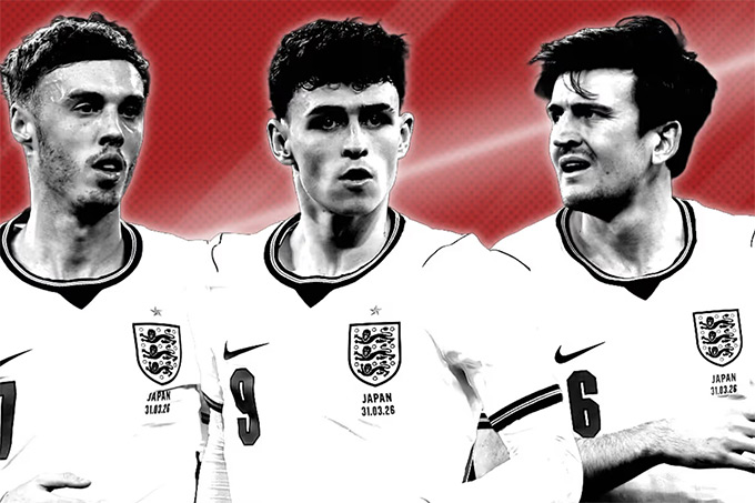 Foden, Palmer, Maguire, Shaw lỡ chuyến tàu tới World Cup cùng ĐT Anh