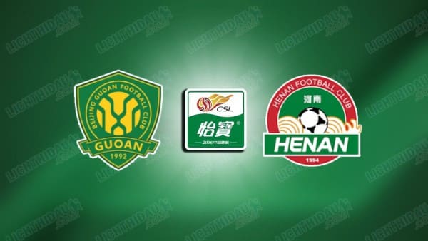NHẬN ĐỊNH BEIJING GUOAN VS HENAN, 18H35 NGÀY 23/5