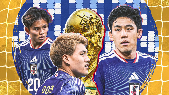 Nhật Bản còn cách giấc mơ vô địch World Cup bao xa?