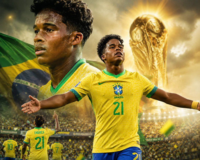Nếu Brazil muốn có ngôi sao thứ 6, hãy trọng dụng Endrick