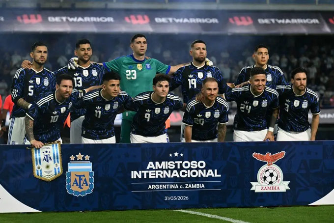 Argentina trở lại ngôi số 1 FIFA đúng ngày World Cup 2026 khởi tranh