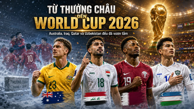 Những bại tướng của U23 Việt Nam ngày nào đều đã góp mặt ở World Cup