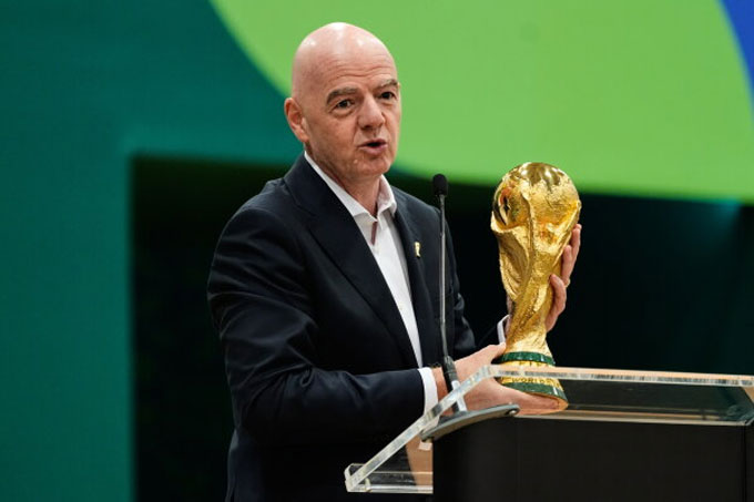 Chủ tịch FIFA: 'Để Italia giành được vé, World Cup cần tăng lên 64 hoặc 208 đội'