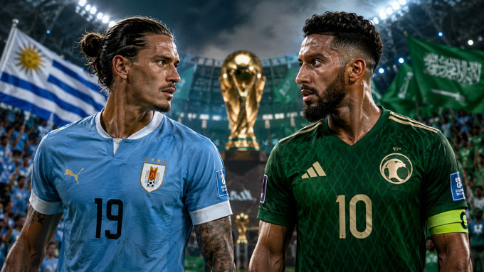 Uruguay của Bielsa cảnh giác trước tham vọng tạo 'địa chấn' của Saudi Arabia