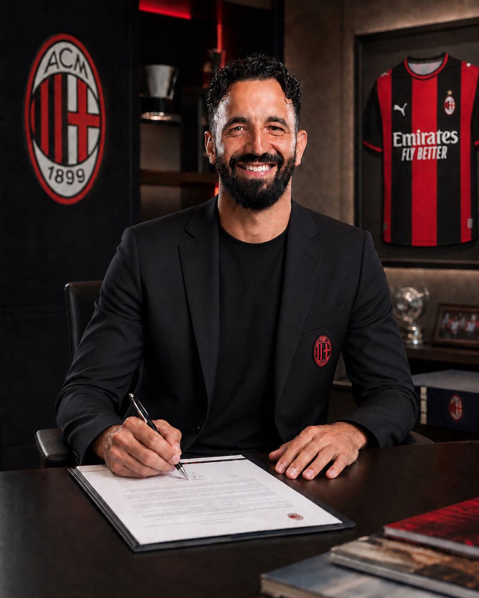 AC Milan bổ nhiệm Ruben Amorim
