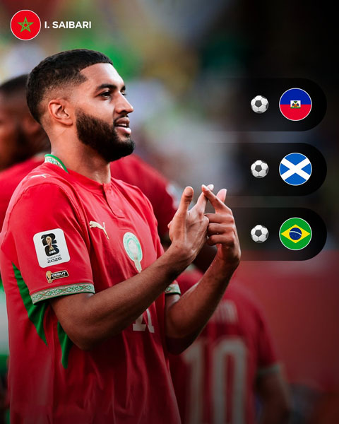 Ismael Saibari, hiện tượng mới của Morocco làm nên lịch sử tại World Cup 2026